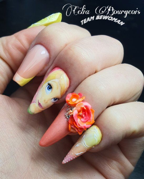 Nailart Personnages animés (3 jours DU 18 AU 20 AVRIL 2024)